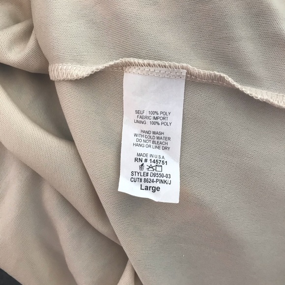 Peach Love/ModCloth Belted Dress Size Large - Picture 8 of 8